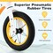 12-Inch Balance Bike with Adjustable Seat and Rotatable Handlebar for Over 36 Months Old - 34.5" x 17" x 19.5" (L x W x H)